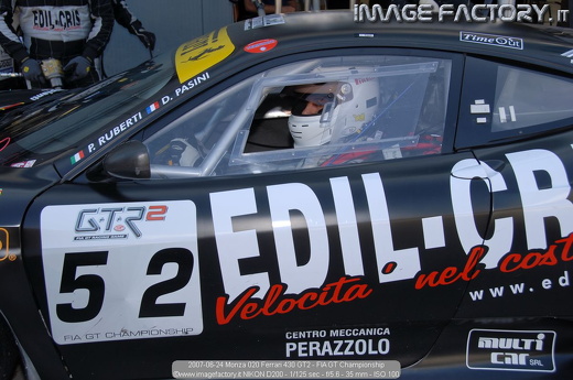 2007-06-24 Monza 020 Ferrari 430 GT2 - FIA GT Championship